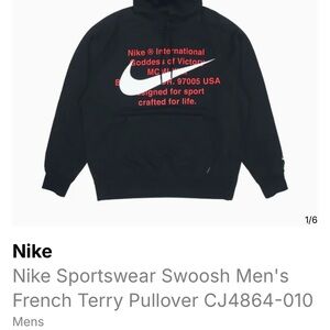 Nike Black Swoosh Men's Pullover